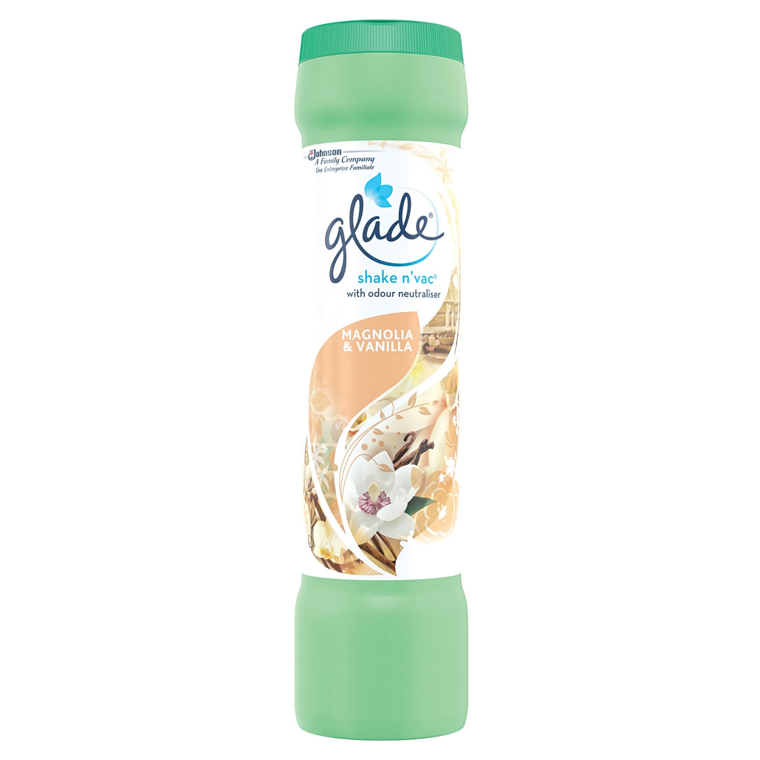 Glade Shake N Vac Magnolia & Vanilla 500G