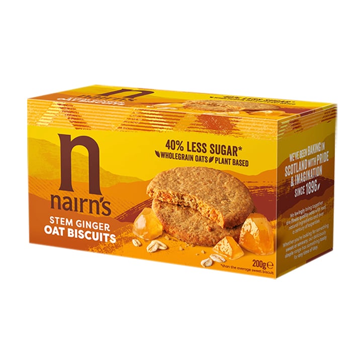 Nairns Stem Ginger Oat Biscuits 200G