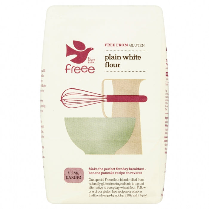 Doves Farm Gluten Free Plain White Flour 1KG