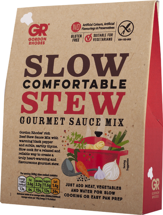 Gordon Rhodes Slow Comfortable Stew Gourmet Sauce Mix 75G