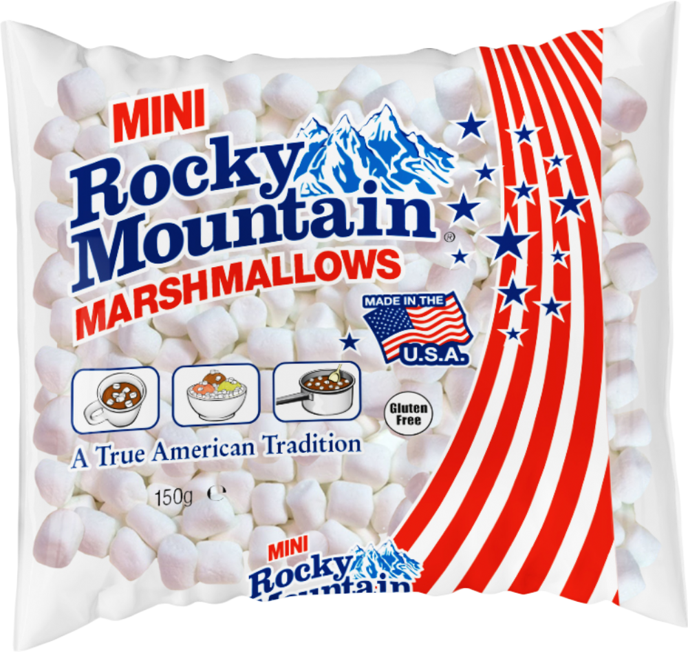 Rocky Mountain Mini Marshmallows White 150G