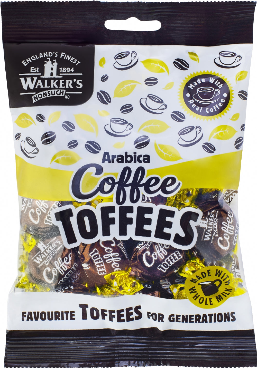 Walkers Nonsuch Arabica Coffee Toffees Bag 150G