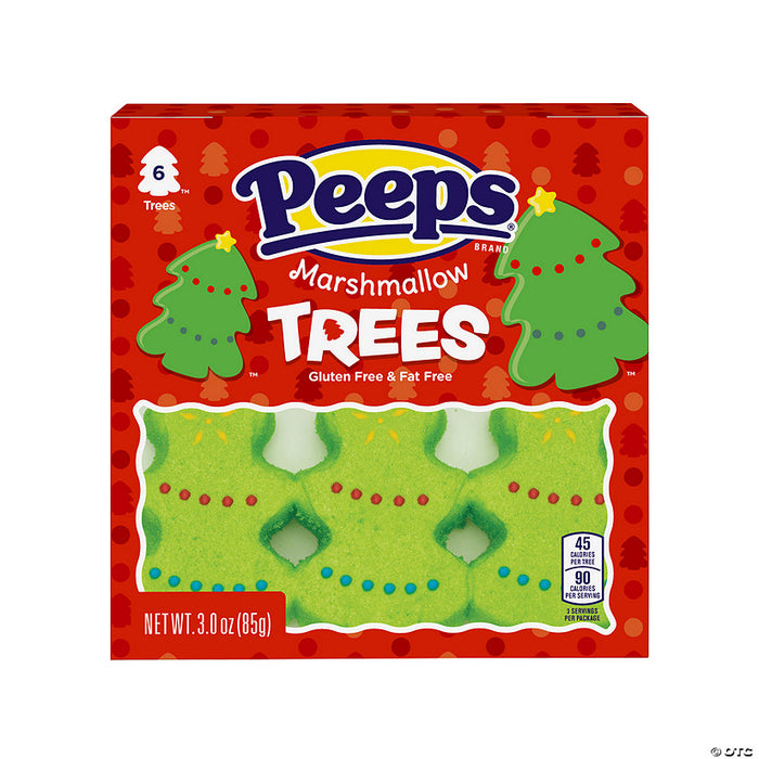 Peeps Marshmallow Christmas Trees 6-Pack