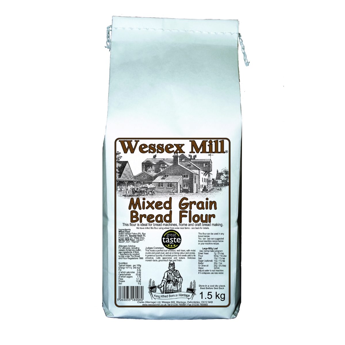 Wessex Mill Mixed Grain Bread Flour 1.5KG