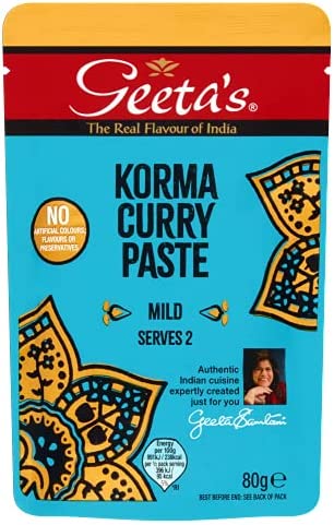 Geeta's Korma Curry Paste Mild 80G