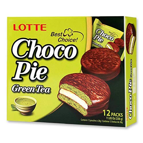 Lotte Choco Pie Green Tea 336G