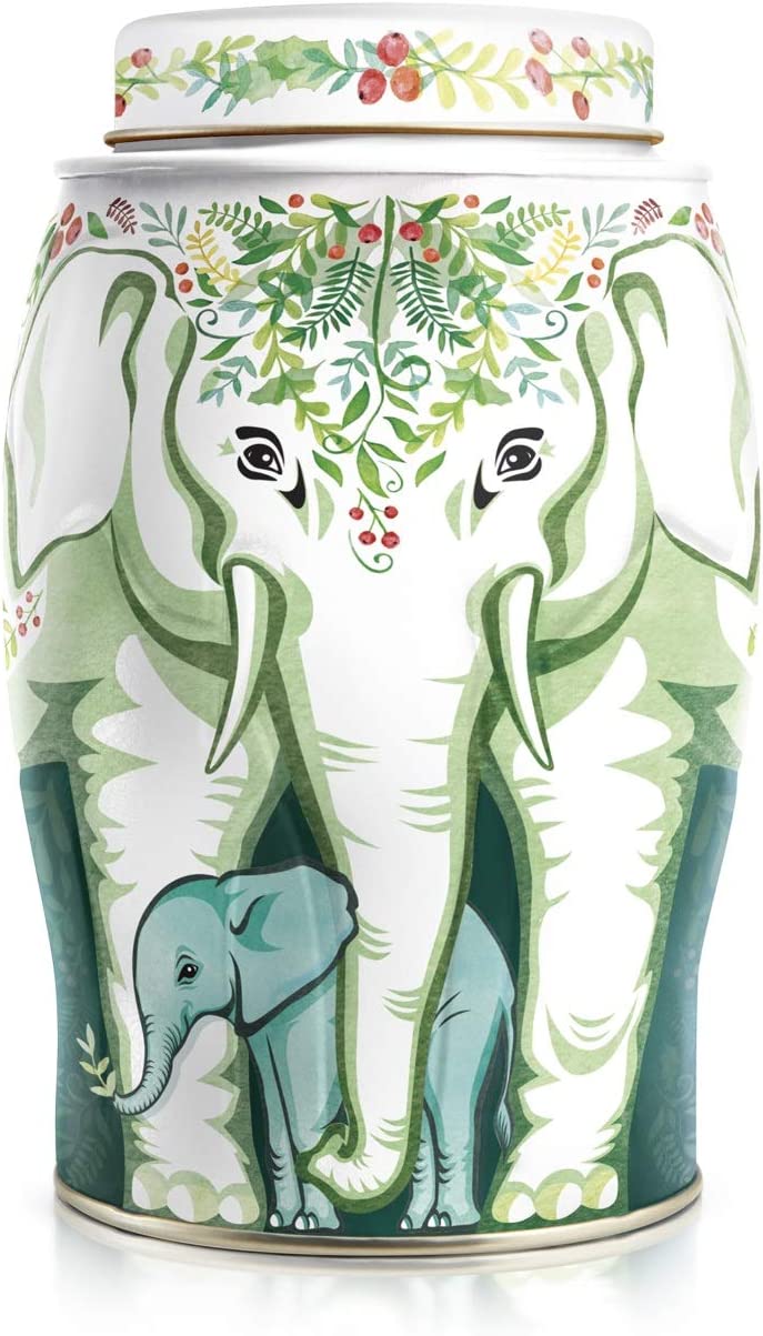 Williamson Tea Winter Wreath Elephant Caddy - 40 Teabags
