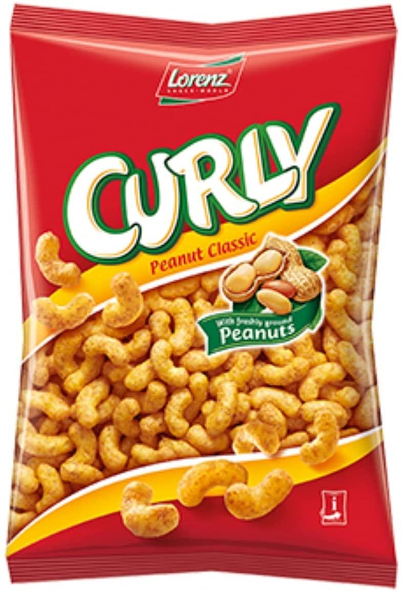 Lorenz Curly Classic Peanuts 120G - World Food Shop