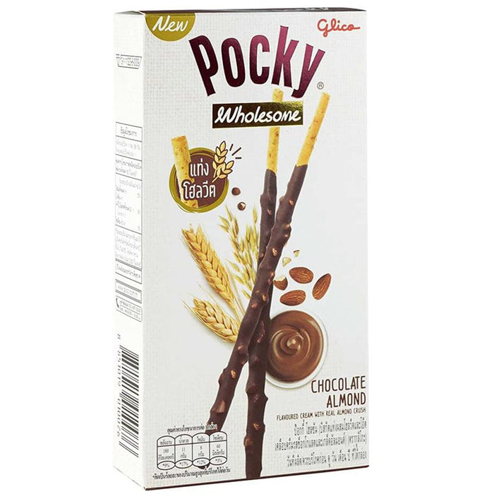Pocky Wholesome Whole Wheat Stick - Chocolate Almond 36G