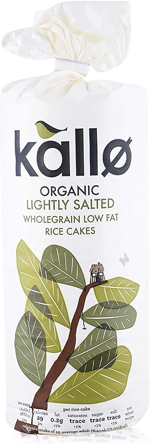 Kallo Organic Rice Cakes Lightly Salted 130G