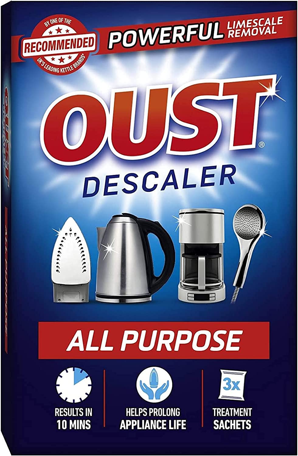 Oust All Purpose Descaler (3 Sachets)