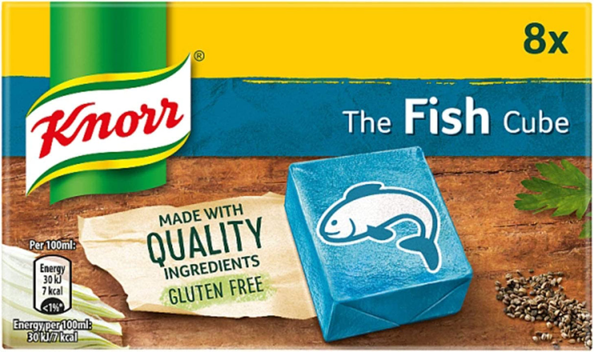 Knorr Fish Stock Cubes 8 Pack
