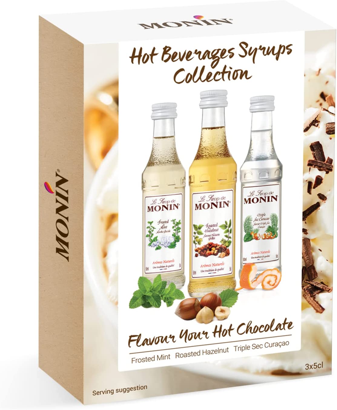 Monin Hot Choc Gift Pack 3x5cl **Expiry Aug 2025**