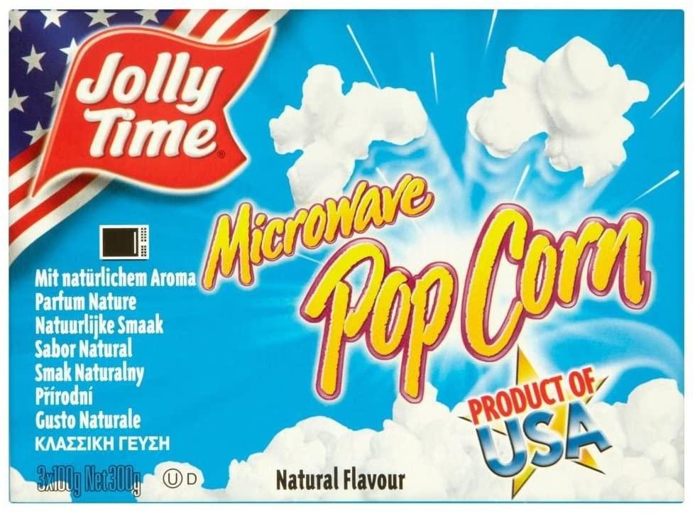 Jollytime Popcorn Microwave Natural Popcorn 300G - World Food Shop