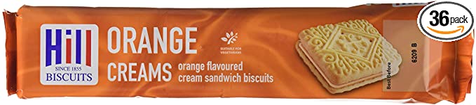 Hill Biscuits Orange Creams 150G