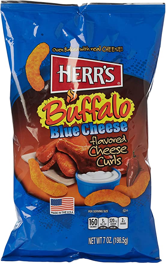 Herr'S Buffalo Blue Cheese Curls 7Oz (198G)