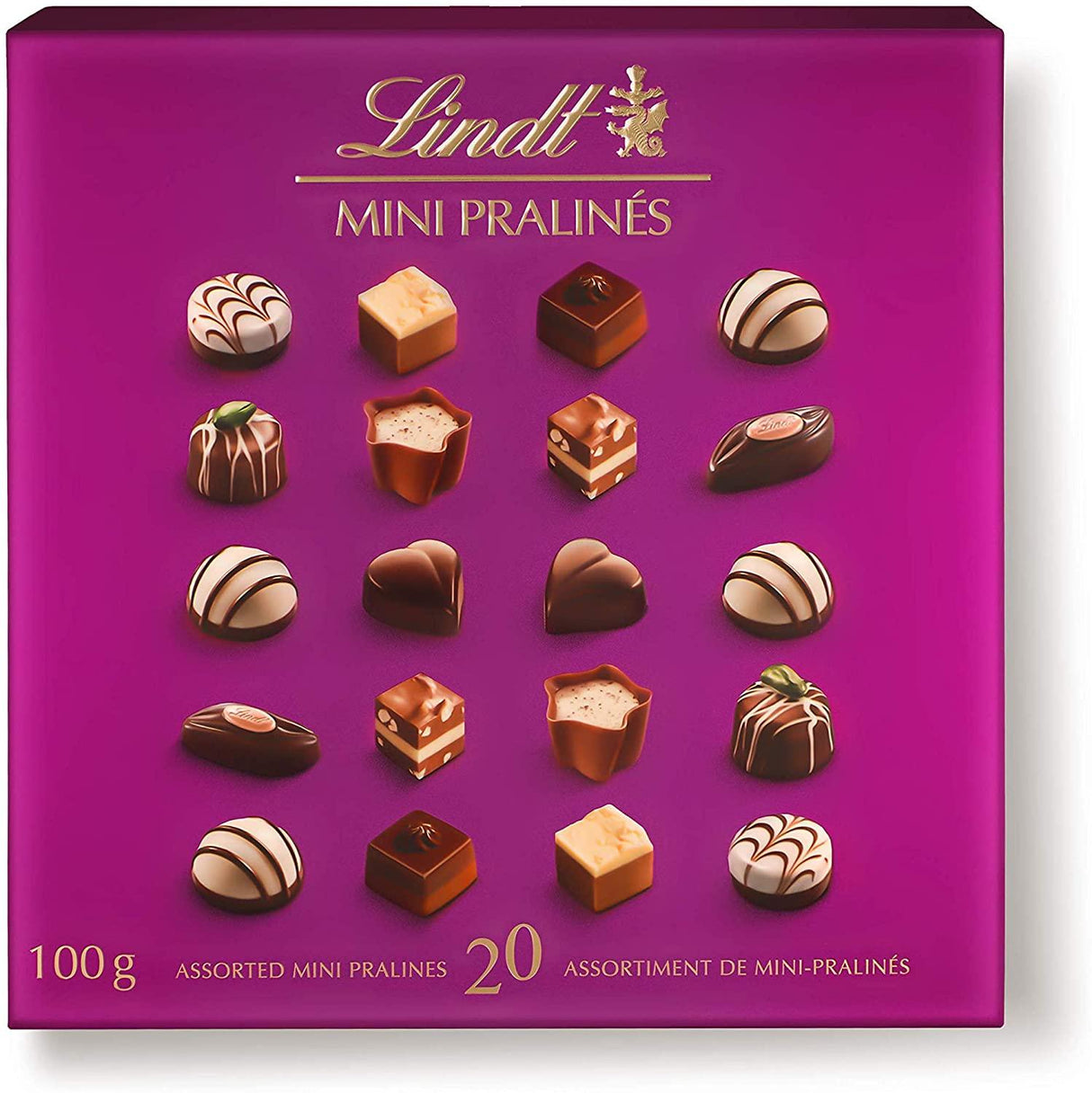 Lindt Mini Pralines Pink 100G - World Food Shop