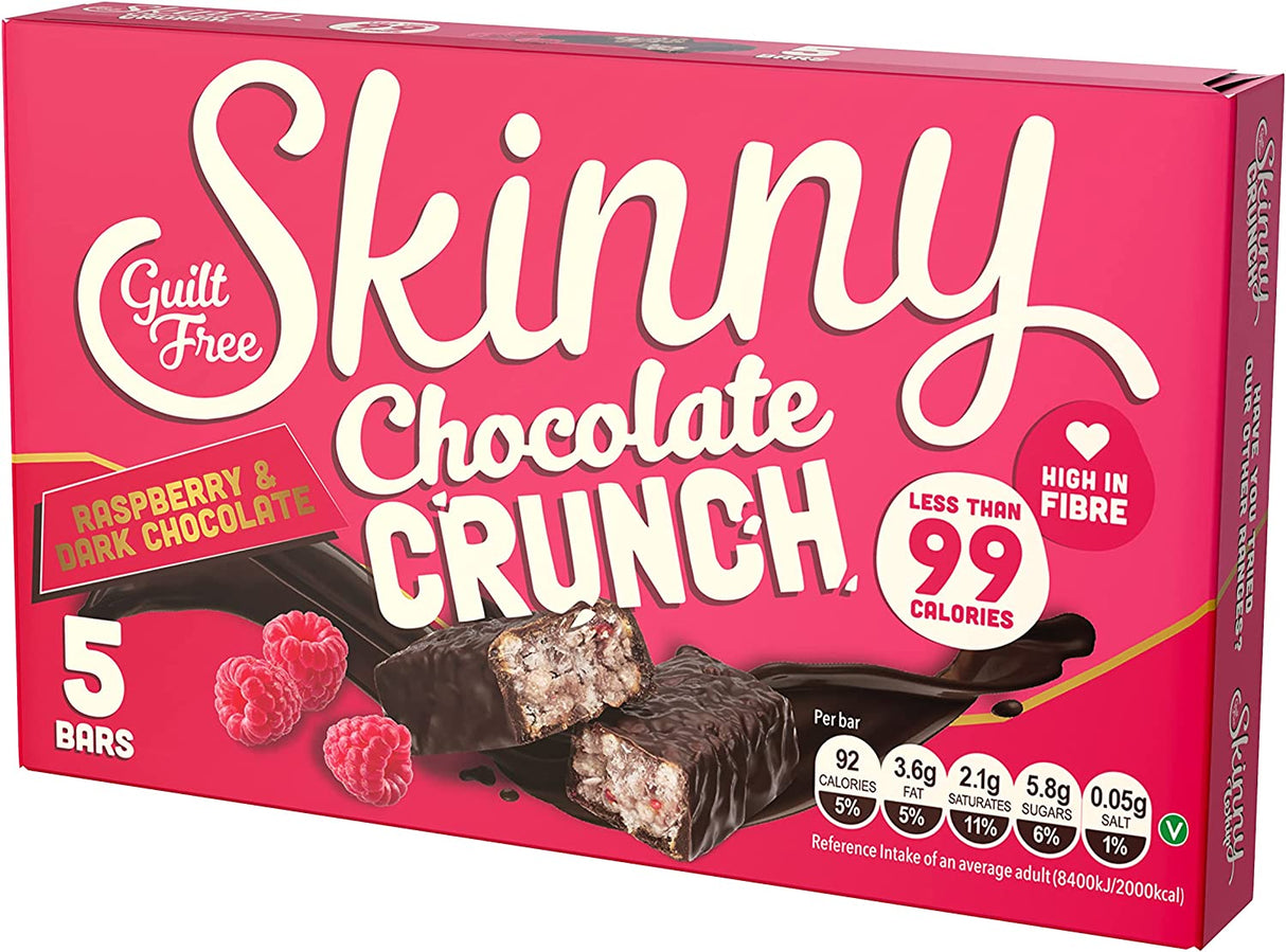 Skinny Chocolate Crunch Raspberry & Dark Chocolate 5Pk