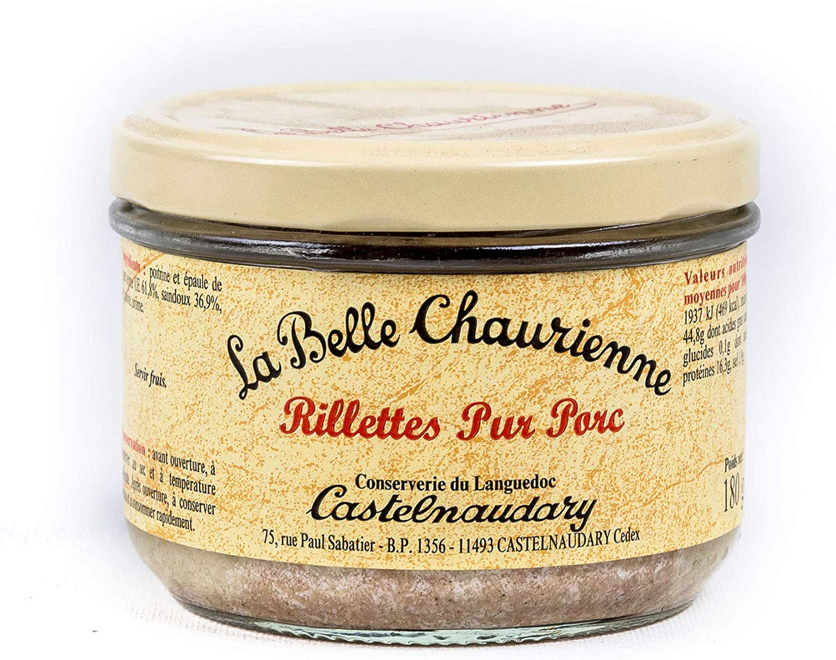 La Belle Chaurienne Pure Porc Rillettes 180G