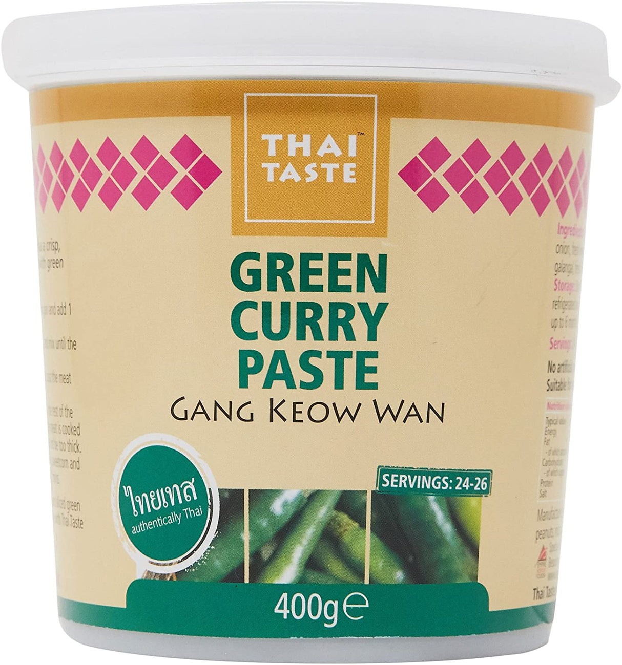 Thai Taste Green Curry Paste 400G