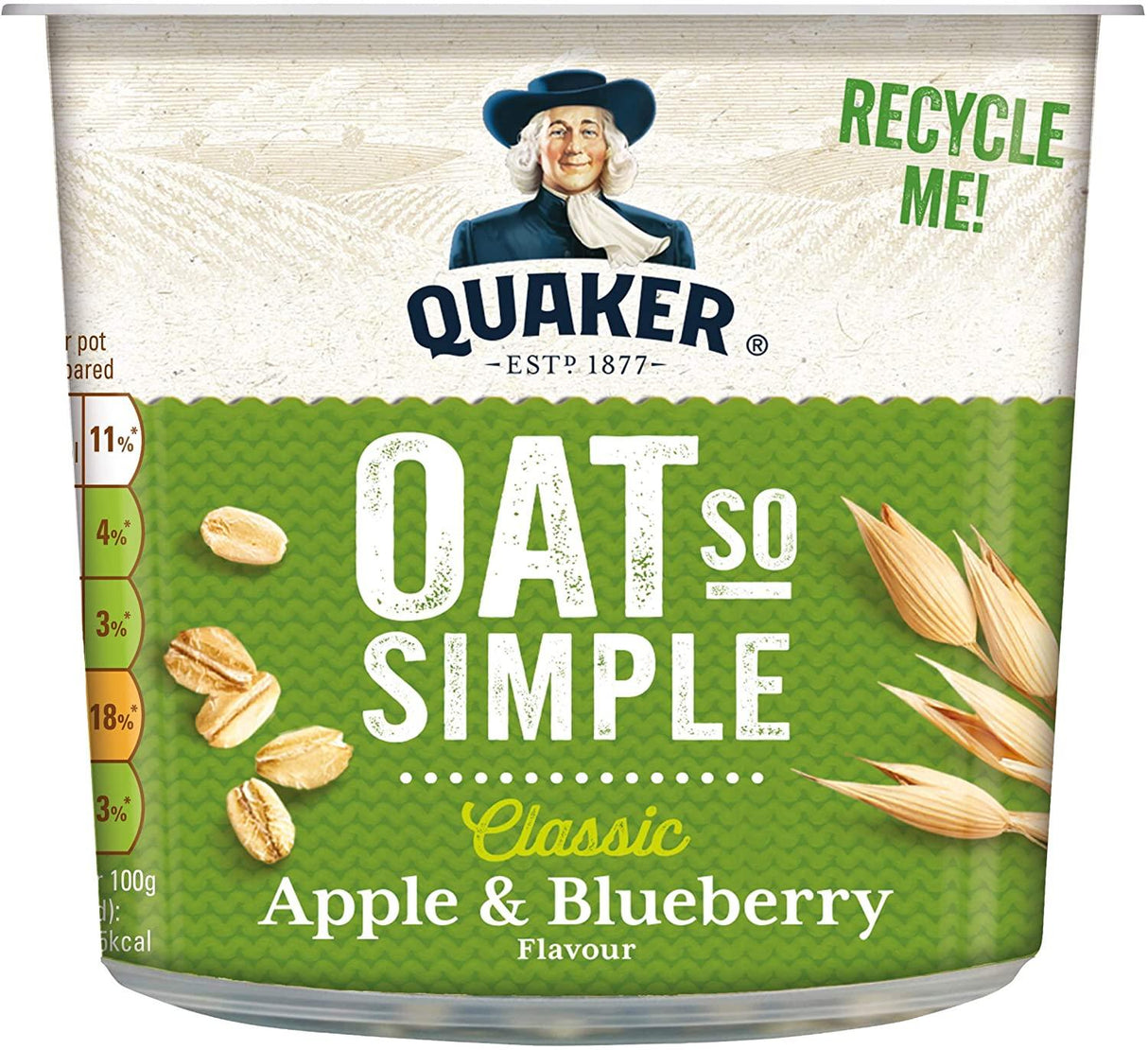 Quaker Oat So Simple Apple & Blueberry Porridge 57G - World Food Shop