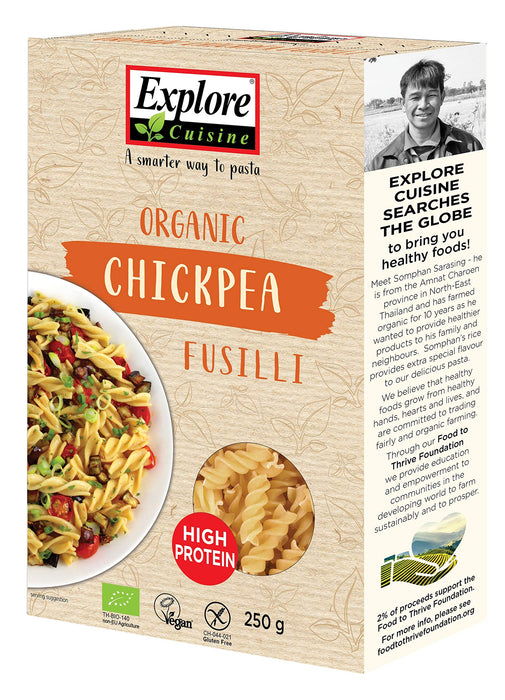 Explore Cuisine Chickpea Fusilli 250G