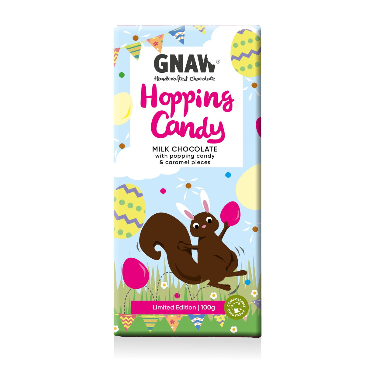 Gnaw Hopping Candy Bar 100G