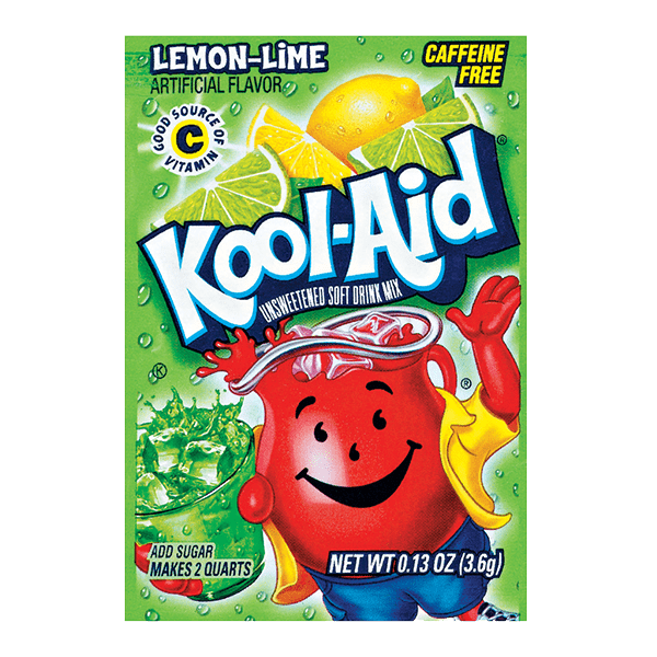 Kool Aid Sachet Lemon-Lime 2QT