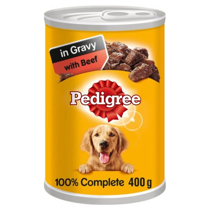 Pedigree Dog Food in Gravy with Beef 400G