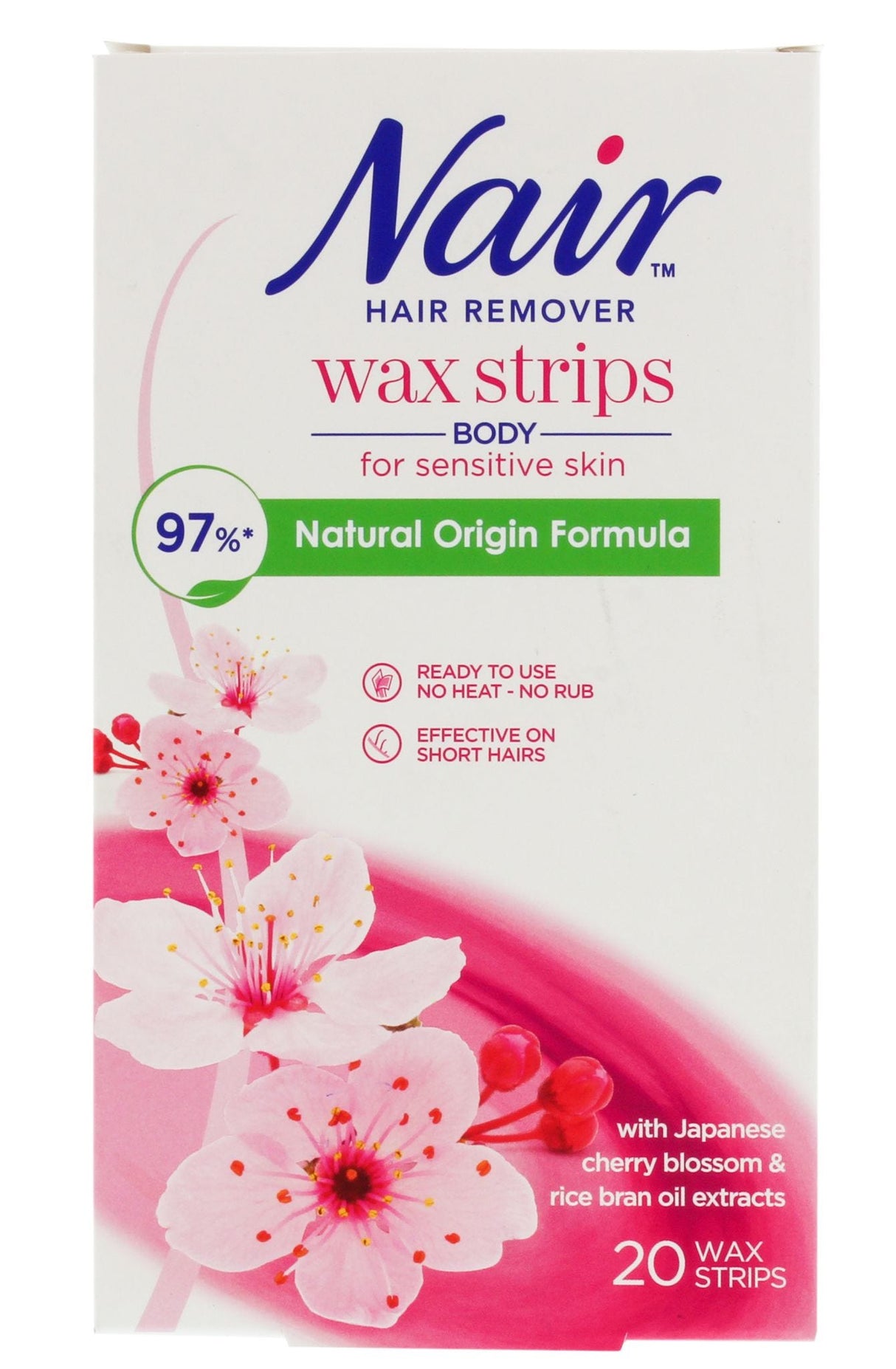 Nair Body Wax Strips Dry & Sensitive 20s