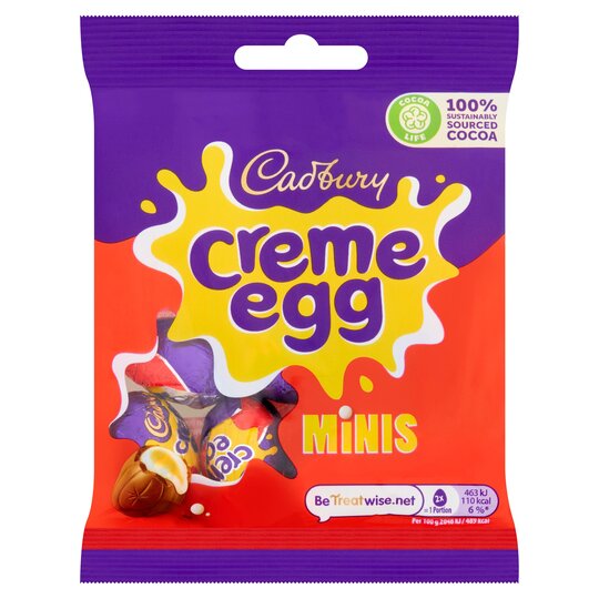 Cadbury Creme Egg Mini Bags 78G