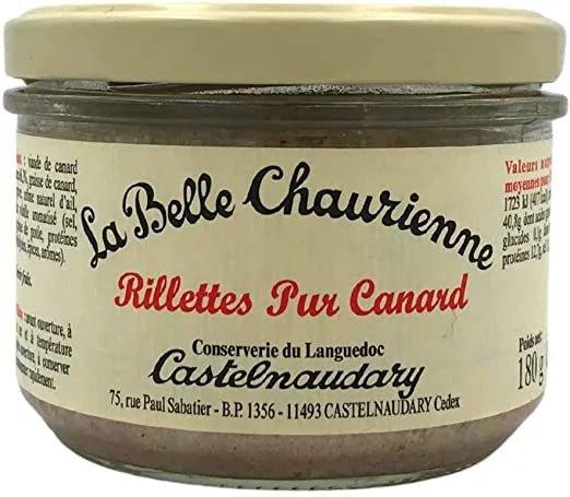 La Belle Chaurienne Pure Duck Rillettes 180G