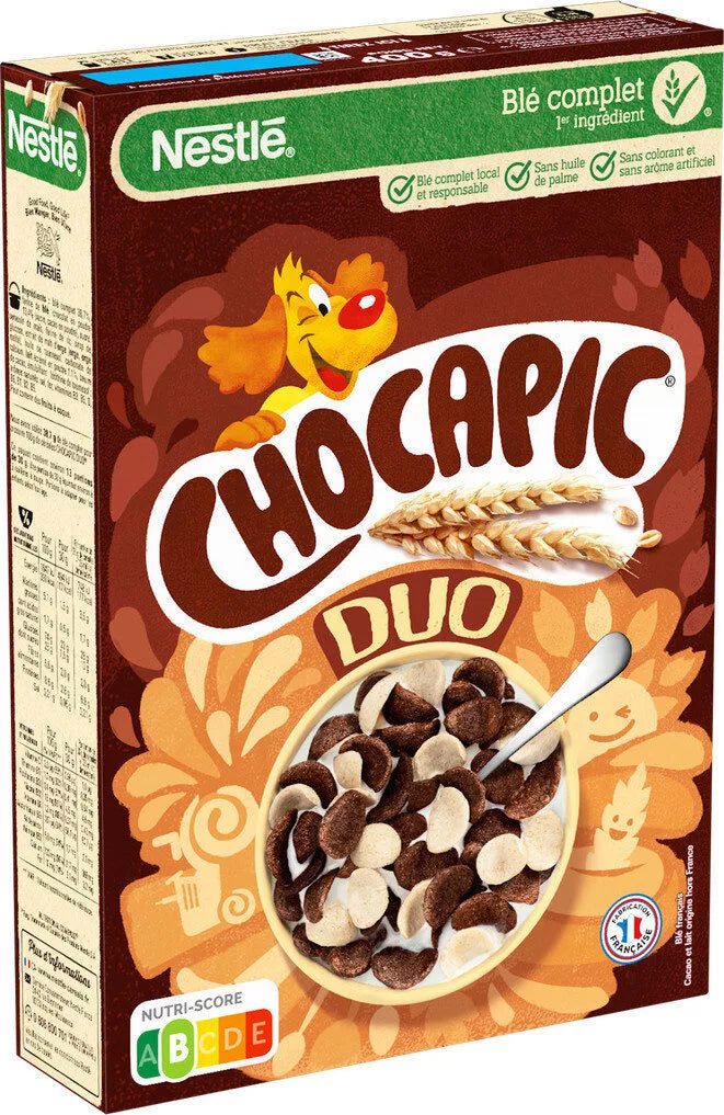 Nestle Chocapic Duo Cereals With White Chocolate 400G