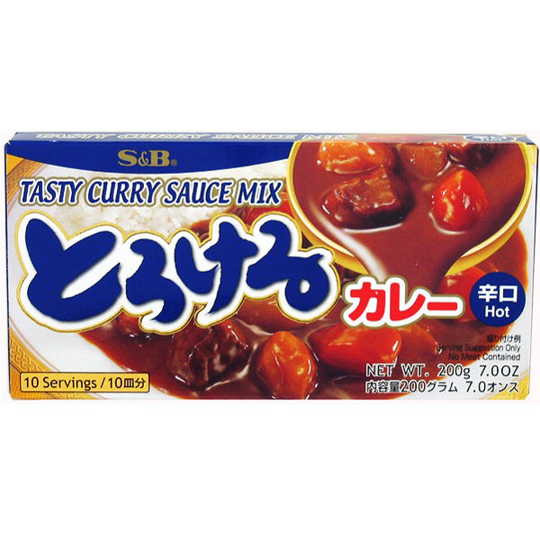 S&B Vegetarian Torokeru Curry Hot 200G
