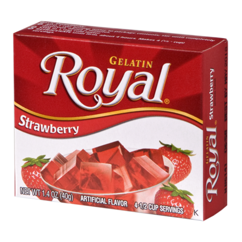 Royal Gelatin Strawberry 1.4oz