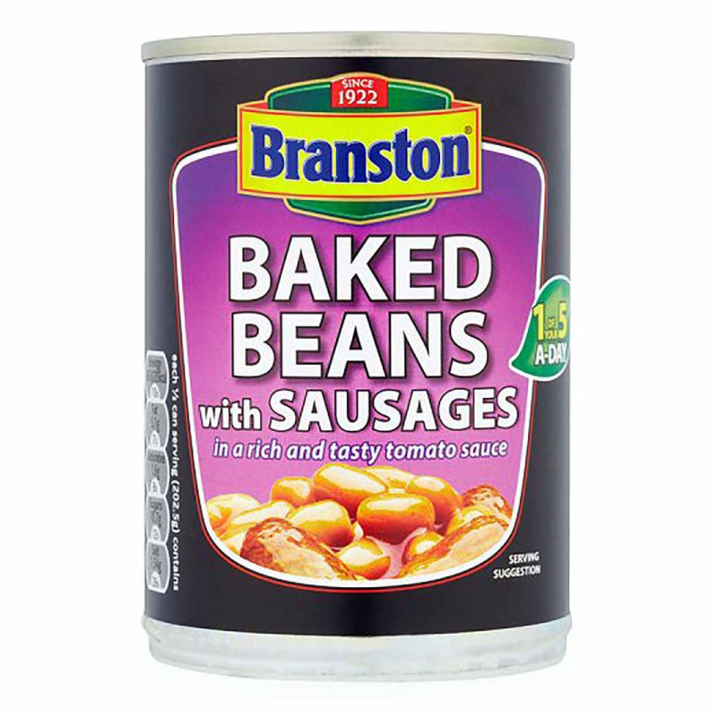 Branston Baked Beans with Sausages Tin 405G (Case of 6)