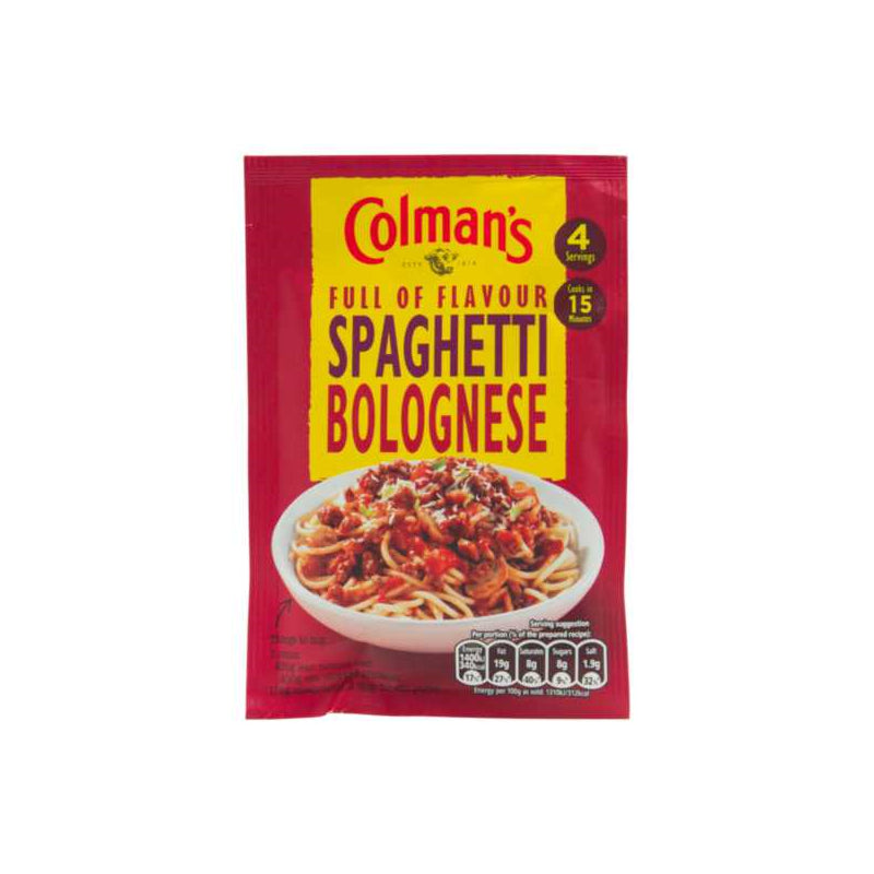 Colman's Spaghetti Bolognese Mix 44G
