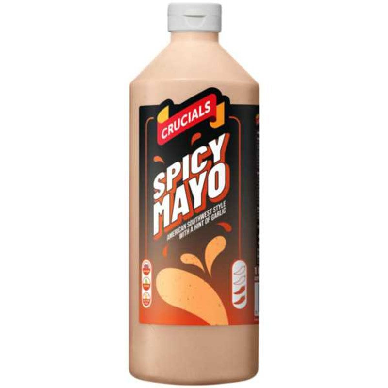 Crucials Spicy Mayonnaise Squeezy Sauce 1L