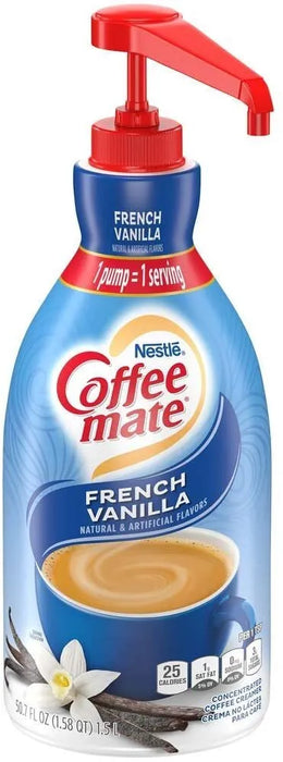 Coffee-Mate Liquid Coffee Creamer French Vanilla 1.5L Pump Bottle