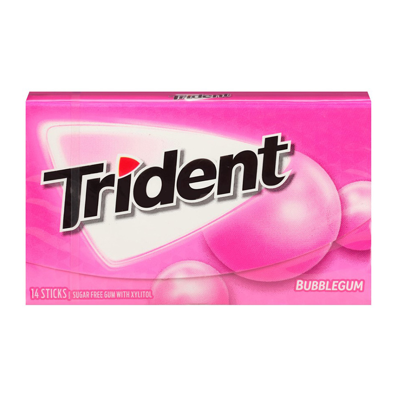 Trident Bubble Gum 14 Sticks