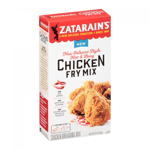 Zatarain's New Orleans Style Hot & Spicy Chicken Fry Mix 9oz