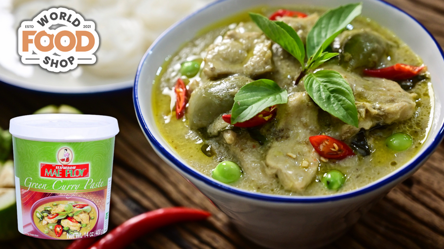 Authentic Thai Green Curry | Mae Ploy Green Curry Paste R...
