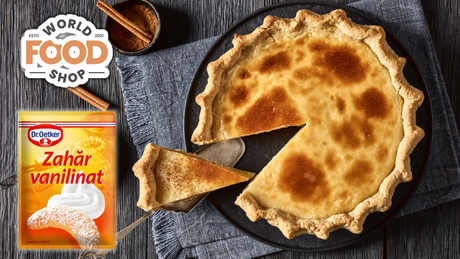 Classic Vanilla Custard Pie with Dr. Oetker Vanilla Sugar