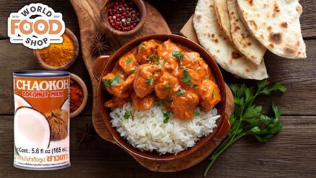 Easy Chicken Tikka Masala with Chaokoh Coconut Milk