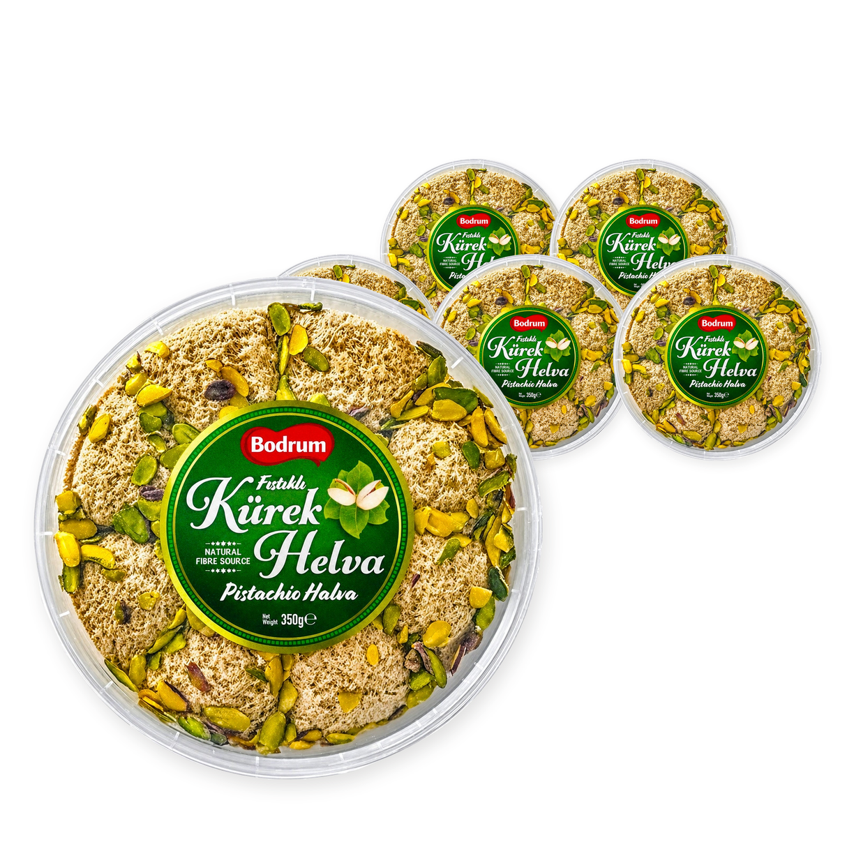 Bodrum Pistachio Kurek Halva 350G (Case of 6) – case pack