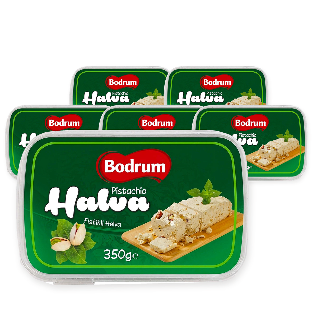 Bodrum Tahini Halva With Pistachio 350G (Case of 6) – case pack