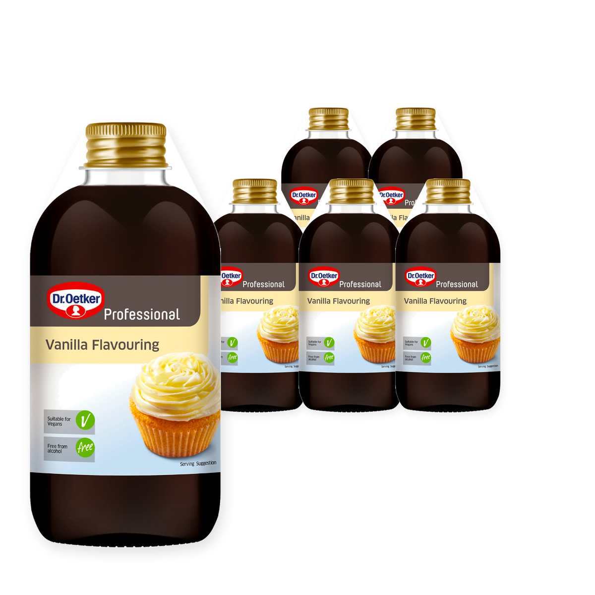 Dr Oetker Vanilla Flavouring 500ml (Case of 6) – case pack