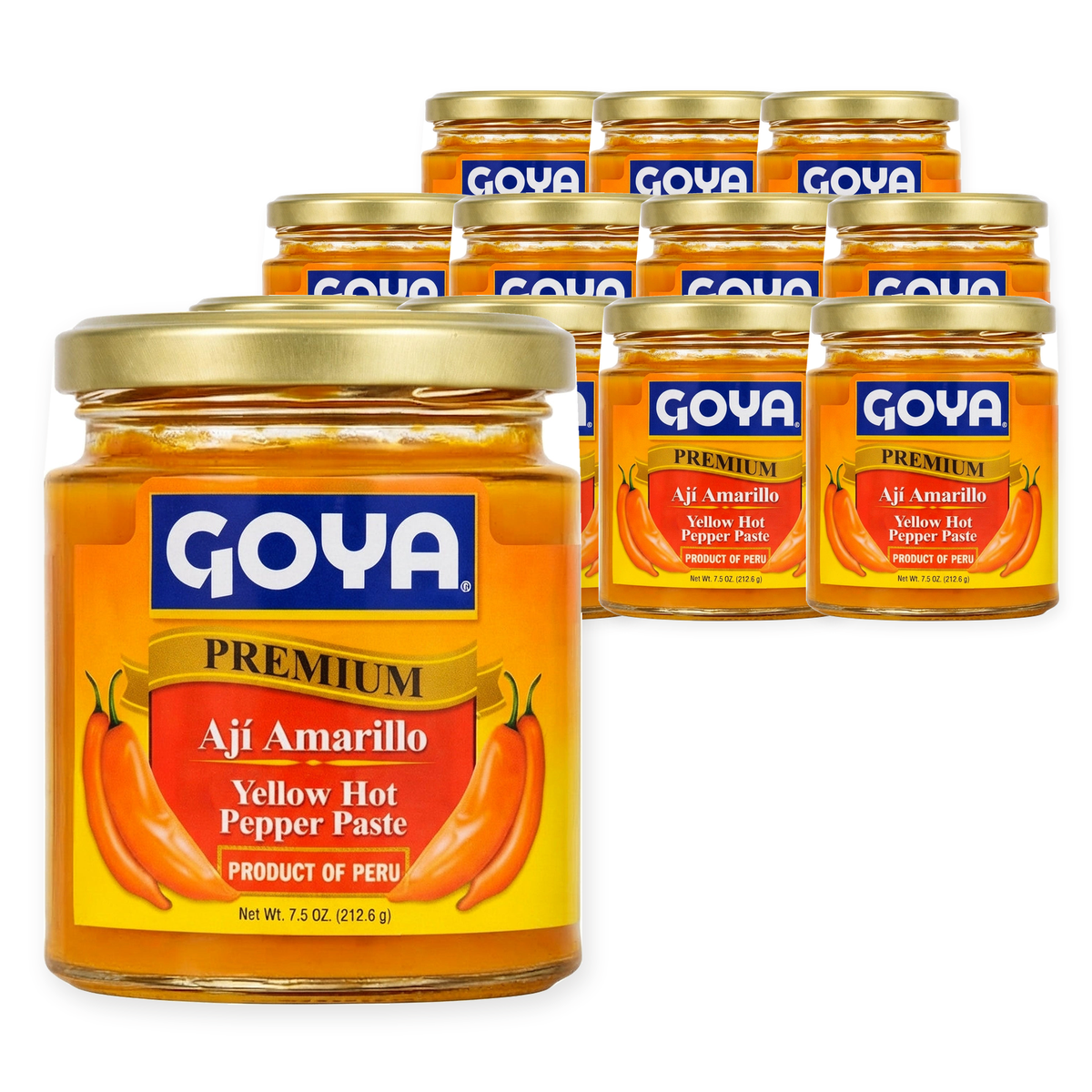 Goya Aji Amarillo Yellow Hot Pepper Paste 213G (Case of 12) – case pack
