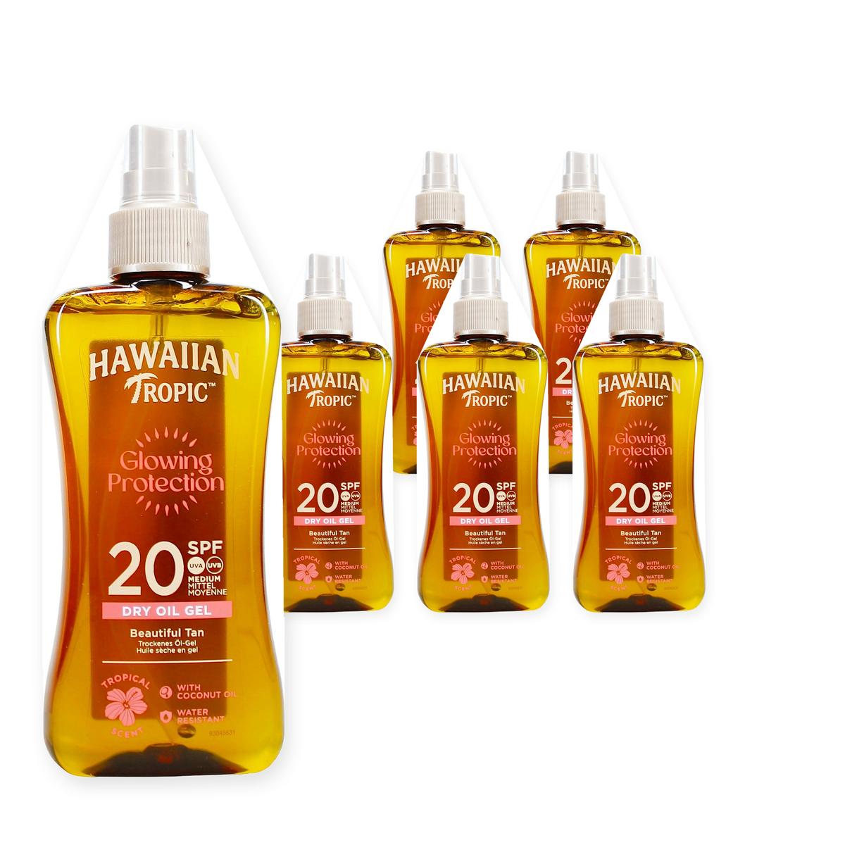 Hawaiian Tropic Protective Dry Oil Spray SPF 20 (200ML) (Case of 6) – case pack
