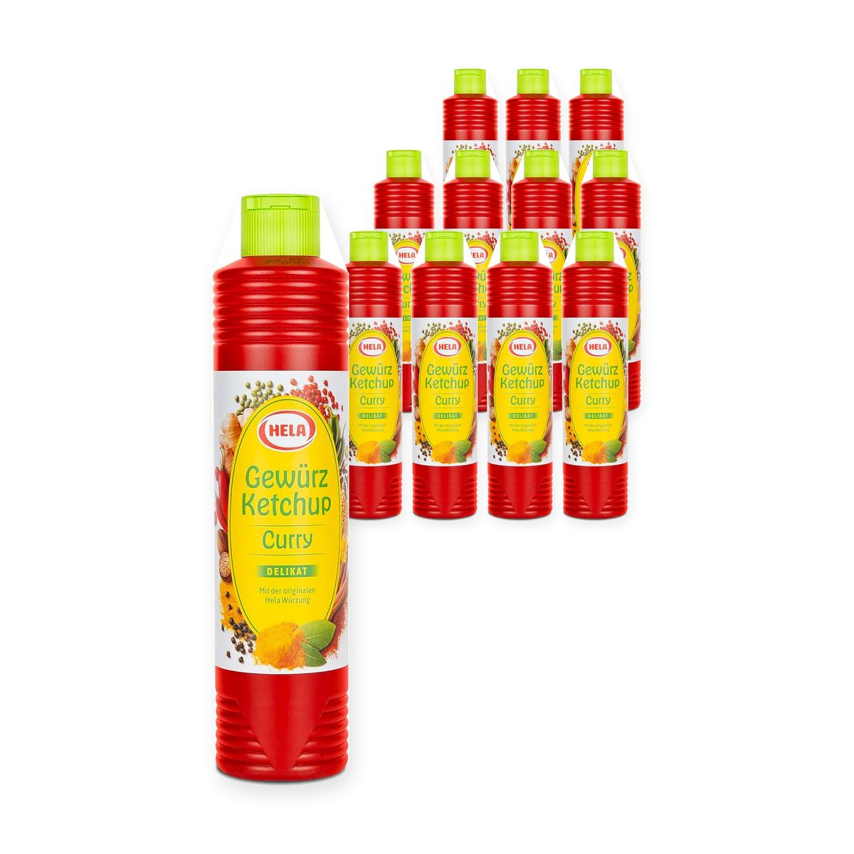 Hela Gewürz Ketchup Curry Delikat (Mild) 800ML (Case of 12) – case pack